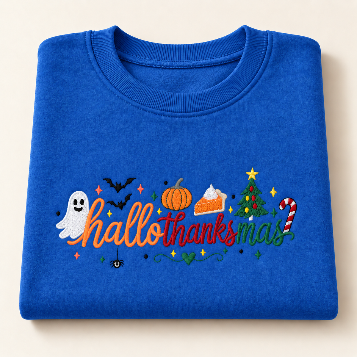 Royal Hallothanksmas embroidered crewneck colour preview